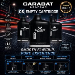 EMPTY CARTRIDGE CARABAT OS LEAFBAR/KRIZ 15ML