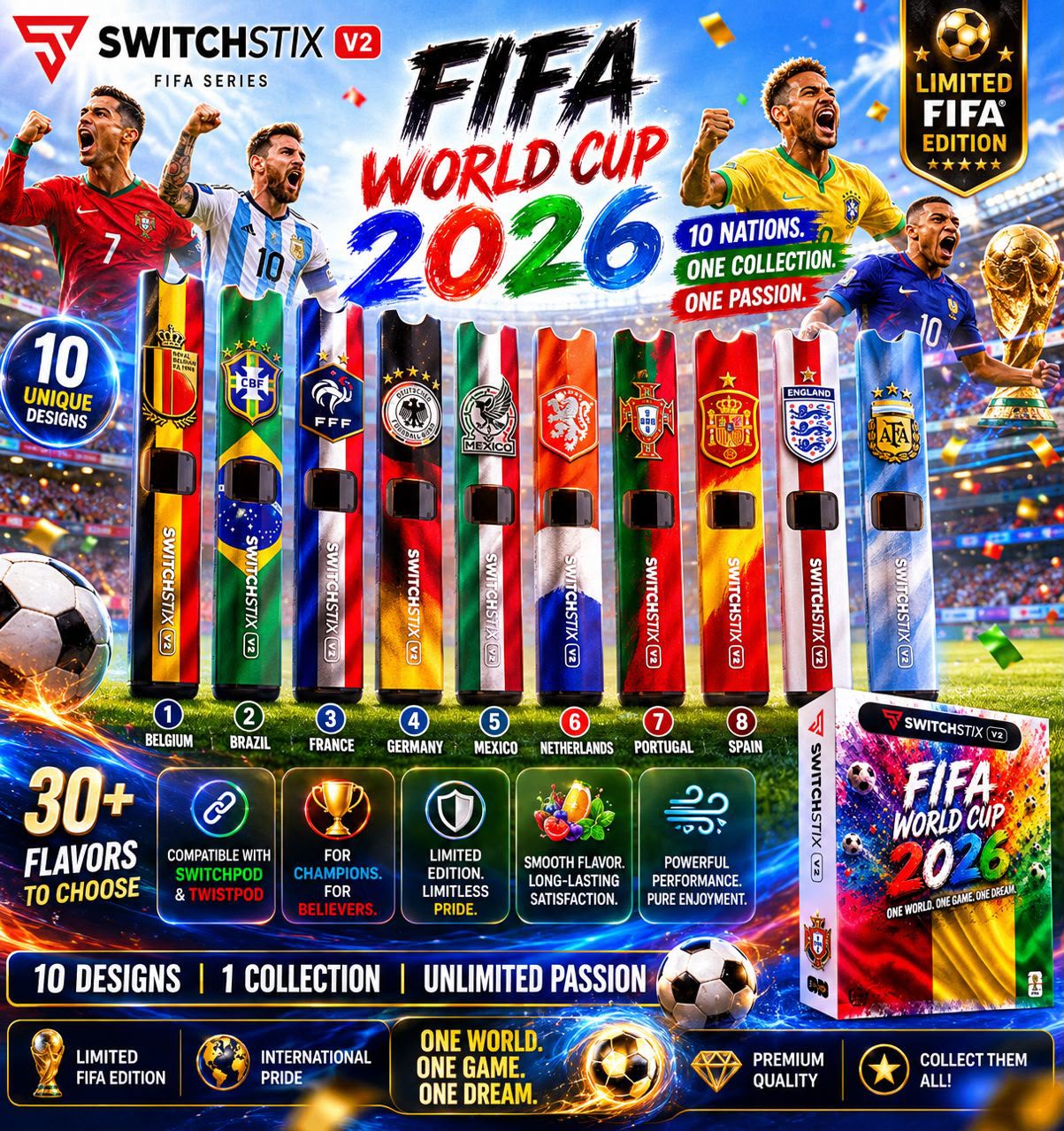 POD SWITCHSTIX V2 FIFA SERIES UNITY