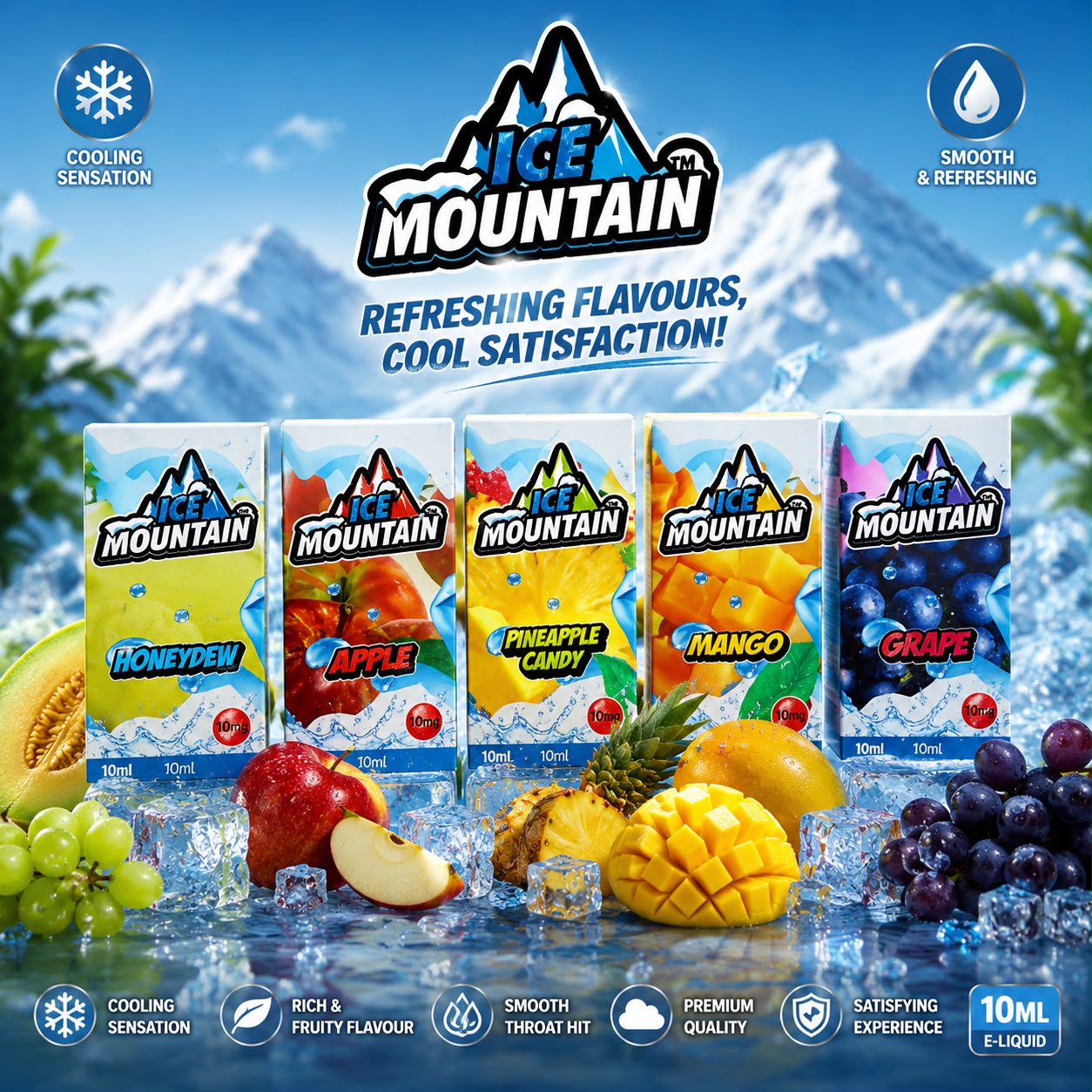SALT NIC ICE MOUNTAIN 10ML