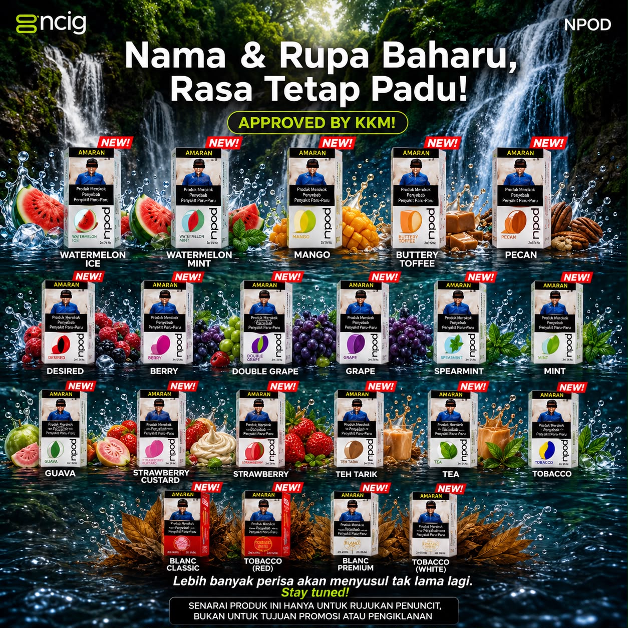 FLAVOUR NPOD NCIG 3ML NASTY