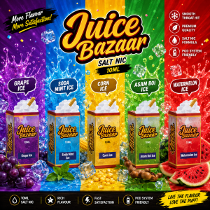 SALT NIC JUICE BAZAAR 10ML