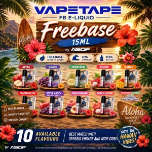 FREEBASE VAPETAPE 15ML 6MG ASDF