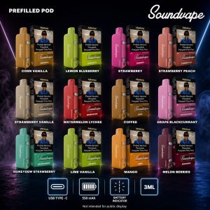 CARTRIDGE SOUNDVAPE BANGSAWAN 3000 PUFFS 3ML 20MG