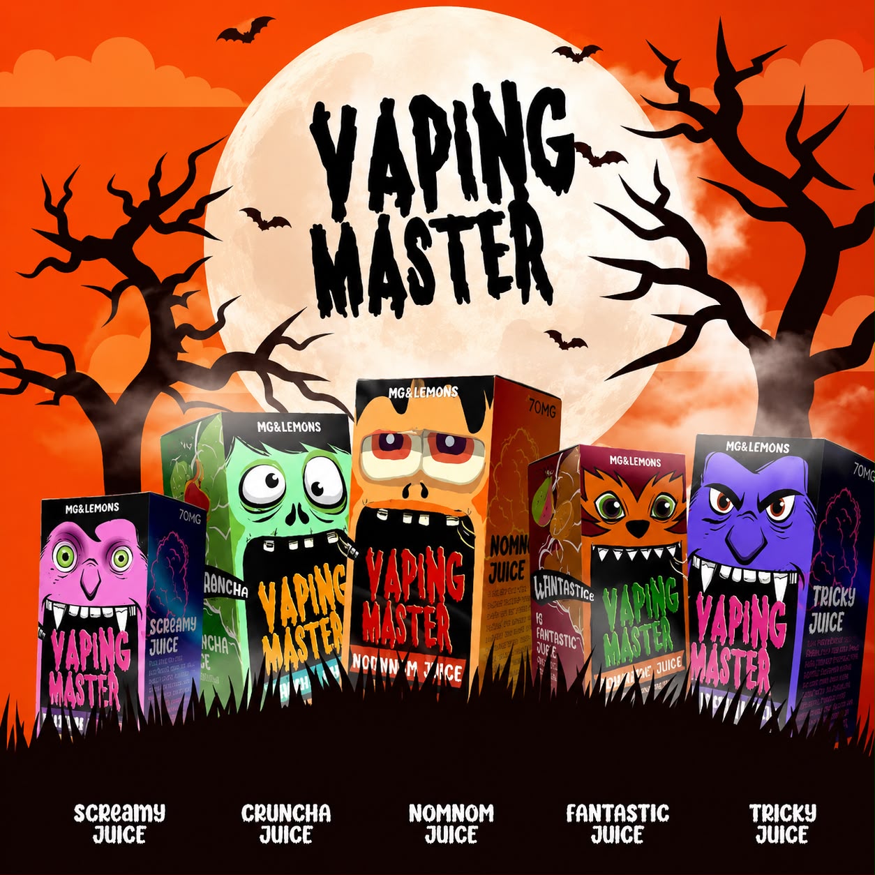 SALT NIC VAPING MASTER 10ML 70MG
