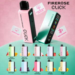 DISPOSABLE FIREROSE CLICK 18000 PUFFS KIT SET
