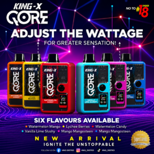 DISPOSABLE KING-X QORE 12000 PUFFS