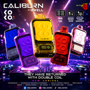 DISPOSABLE UWELL CALIBURN BAR 12000 PUFFS