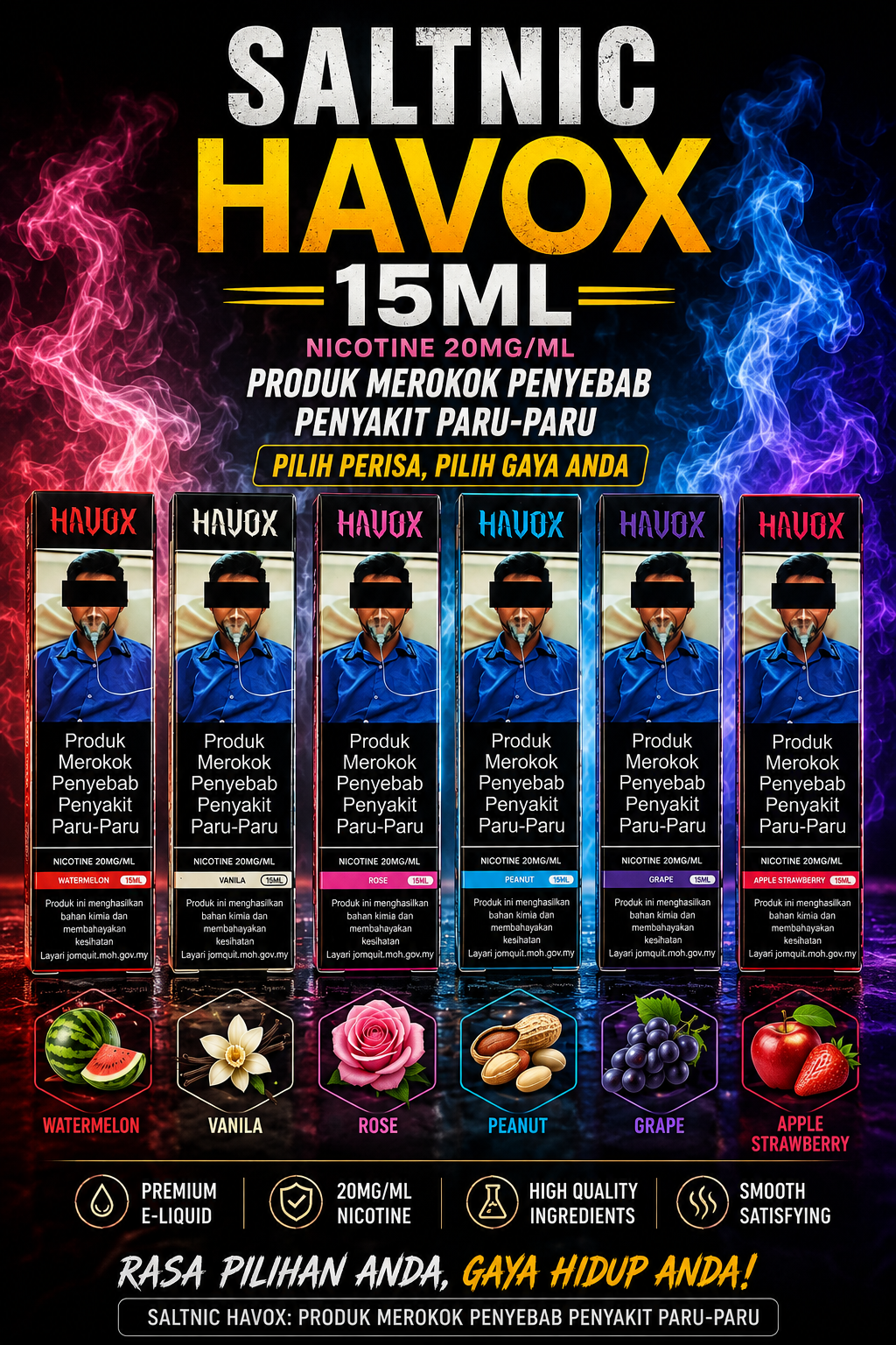 HAVOX SALT NIC 15ML