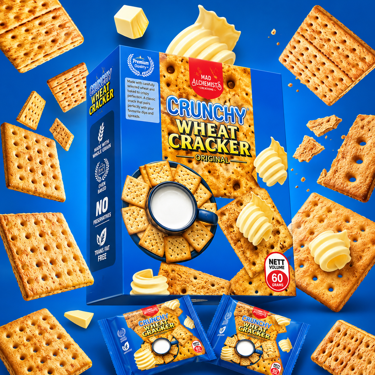 FREEBASE MAD ALCHEMIST CRUNCHY CRACKERS SERIES 60ML