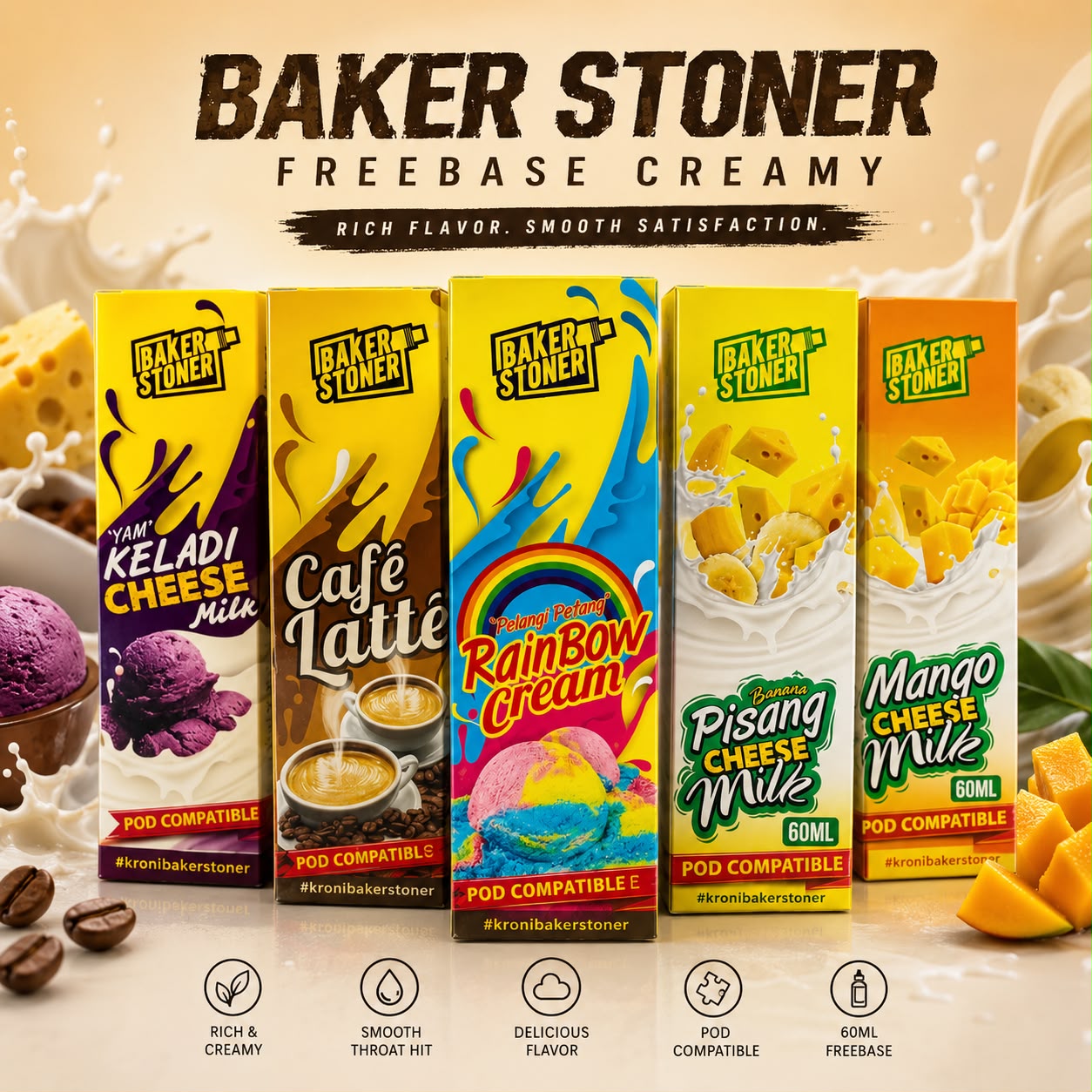 FREEBASE BAKER STONER 60ML